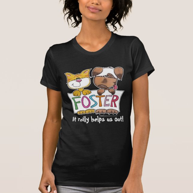Camiseta Bandeja FOSTER de Suspensão de Cachorro e Gato (Frente)