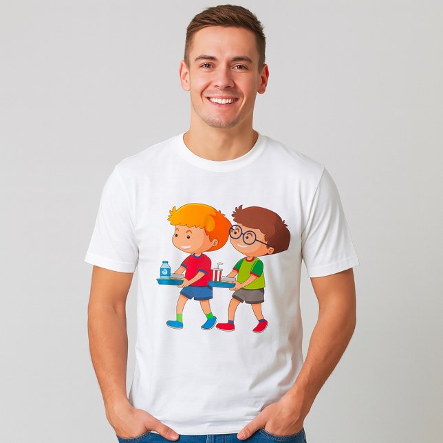Camiseta Bandejas de Carregando para Meninos Adoráveis (Criador carregado)