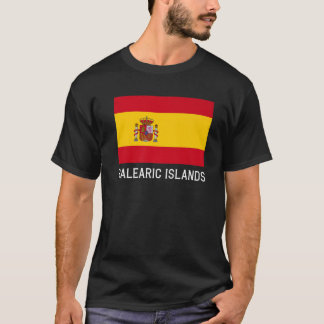 Camiseta Bandera Emblem Espanha das Ilhas Baleares