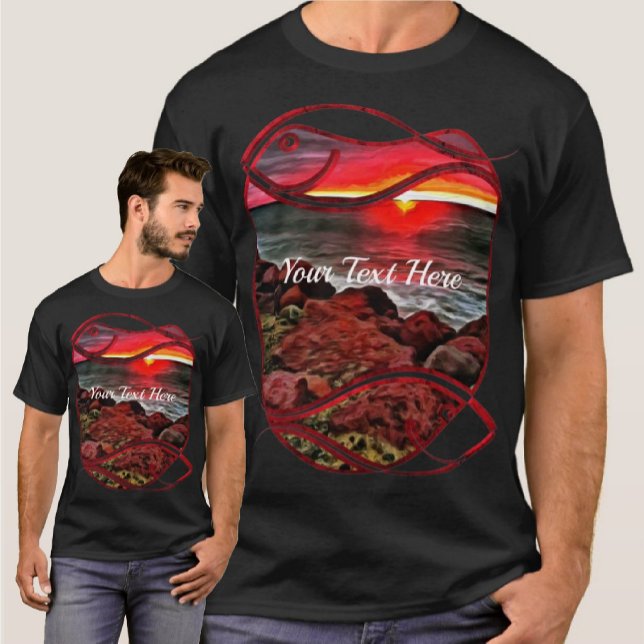 Camiseta Bandera Rocky Sunset 914 (Criador carregado)