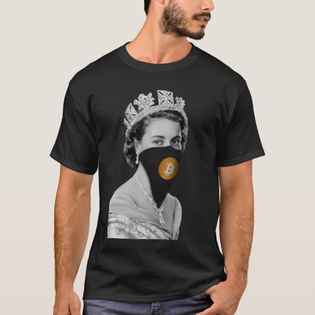 Camiseta Bandido da rainha Bitcoin (Frente)
