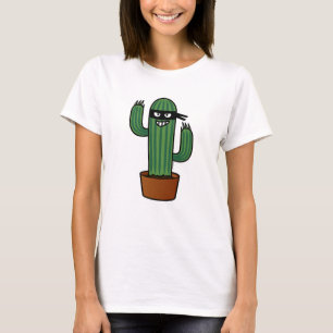 Camiseta Bandido sneaky mascarado ninja do bandido do cacto
