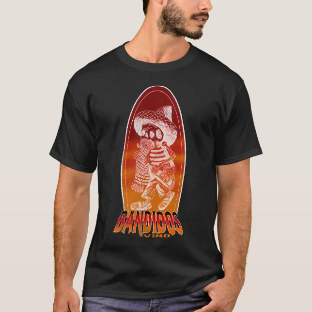 Camiseta Bandido Vino (Frente)