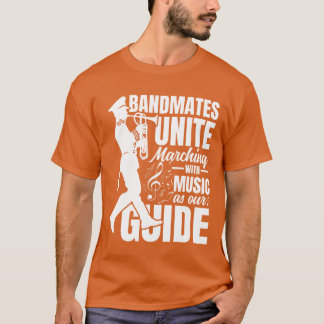 Camiseta Bandidos Unem Marcha Com Música Como Nosso Guia