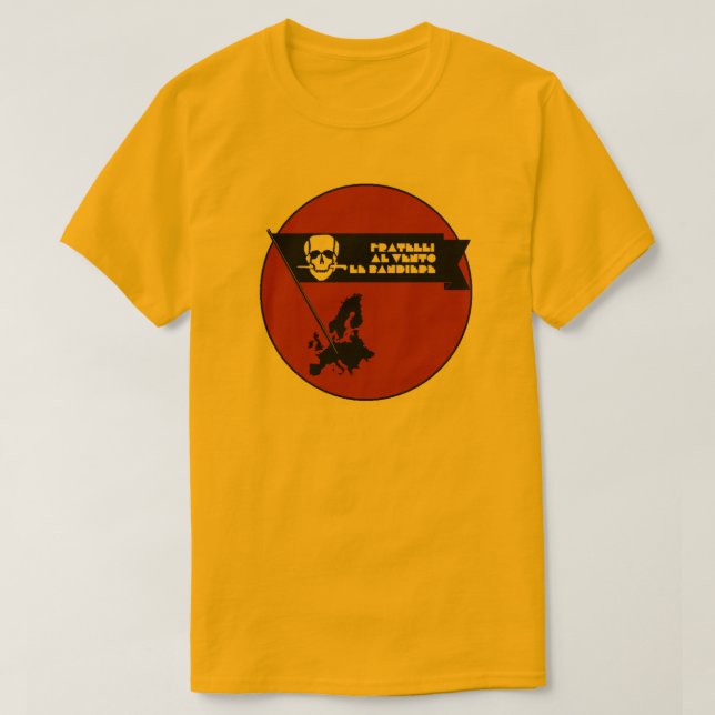 CAMISETA BANDIERA NERA (Frente do Design)