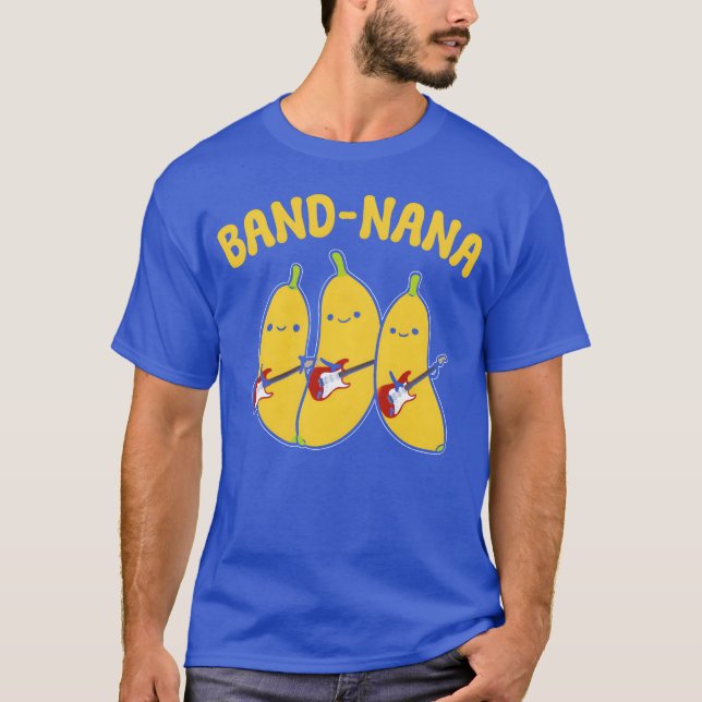 Camiseta Bandnana Guitarist funny (Frente)