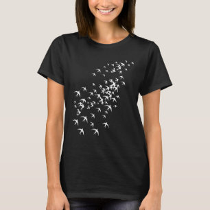 Camiseta Bando de Aves Voadoras - Inundação de Engordas par
