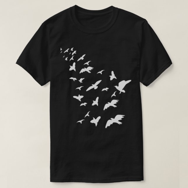 Camiseta Bando De Aves Voadoras Presente 1 (Frente do Design)