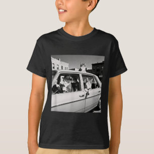 Camiseta Bando de Gatos Engraçados Design Felino Legal Vint