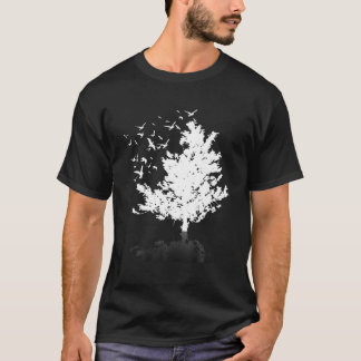 Camiseta Bando Selvagem Exterior De Aves Florestais Natu