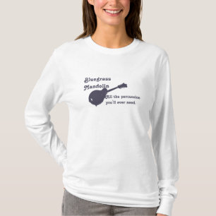 Camiseta Bandolim do Bluegrass - toda a percussão que voc