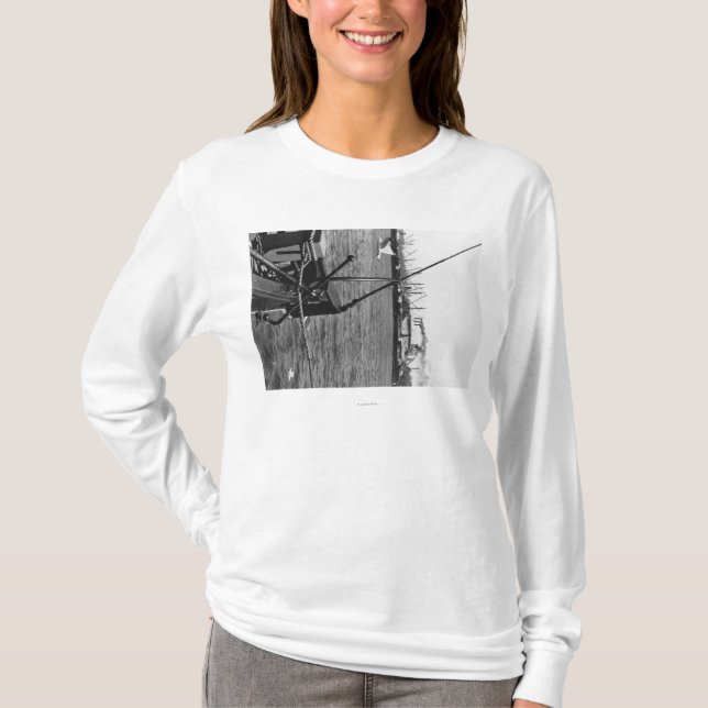 Camiseta Bandon, opinião do porto de Oregon e fotografia (Frente)