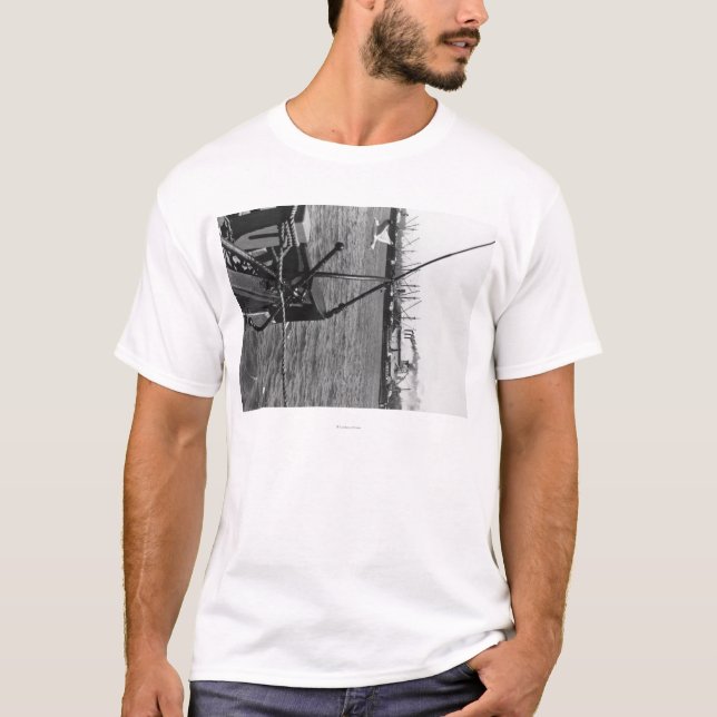 Camiseta Bandon, opinião do porto de Oregon e fotografia (Frente)