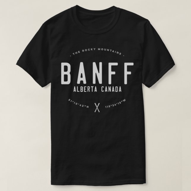 Camiseta Banff Alberta Canada Graphic anglage Sk (Frente do Design)