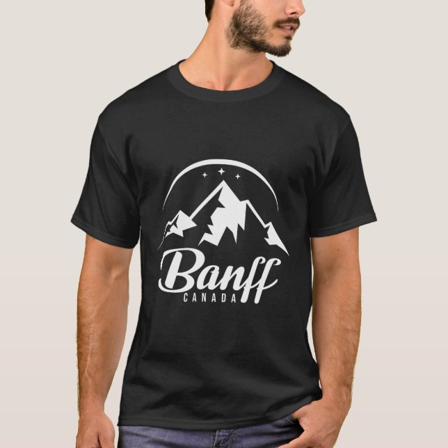 Camiseta Banff Canada Ski Resort Skiting Snowboard (Frente)