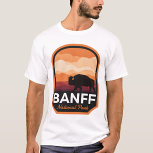 Camiseta Banff National Park Alberta Bison
