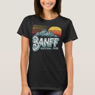 Camiseta Banff National Park Alberta Canada Vintage Graphic