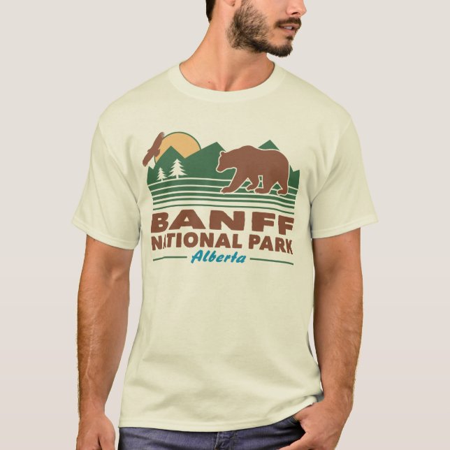 Camiseta Banff National Park Bear (Frente)