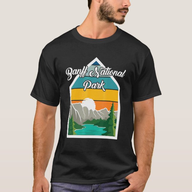 Camiseta Banff National Park Canada Alberta Nature Camping (Frente)