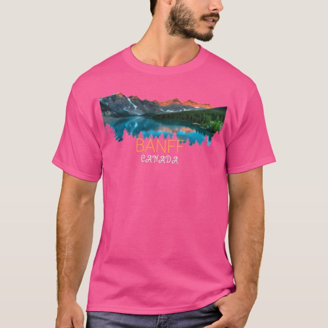Camiseta Banff National Park Canada Design Ative (Frente)
