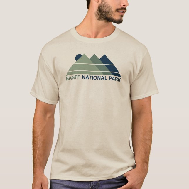 Camiseta Banff National Park Mountain Sun (Frente)