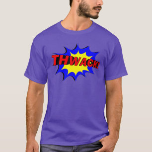 Camiseta Bang Boom Pow Wham Bolhas de Histórias em Quadrinh
