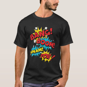 Camiseta Bang Boom Pow Wham Bubbles Vintage