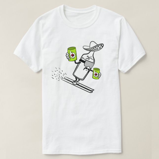 Camiseta BANG TEQUILA BANG SLOPES EDITION T-Shirt (Frente do Design)