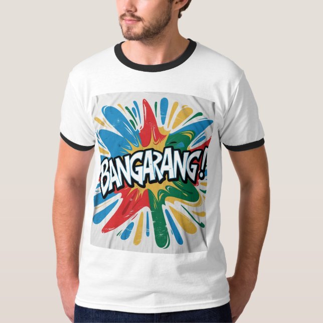Camiseta Bangarang! T-Shirt Gráfico de Energia Negrito (Frente)