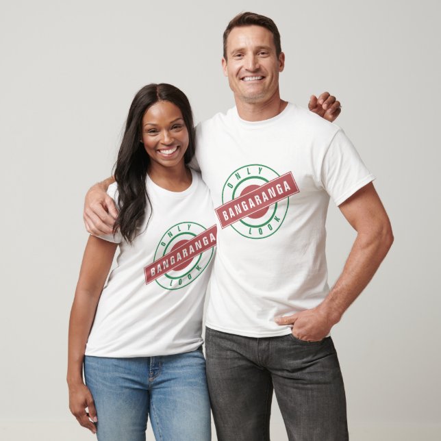 Camiseta Bangaranga Apenas Texto Olhar (Unissex)
