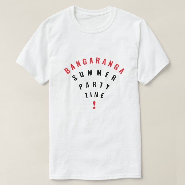 Camiseta Bangaranga de Festa (Frente do Design)