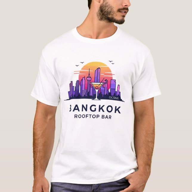 CAMISETA BANGKOK ROOFTOP BAR (Frente)