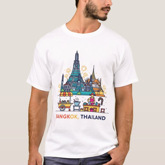 CAMISETA BANGKOK, TAILÂNDIA (Frente)