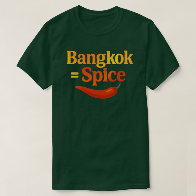 Camiseta Bangkok = Tempero (Frente do Design)