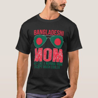 Camiseta Bangladesh Bangladesh Flag Sunglass Mãe