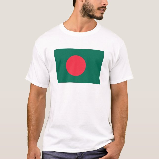 Camiseta Bangladesh Flag T-Shirt, Patriotic T-Shirts, (Frente)