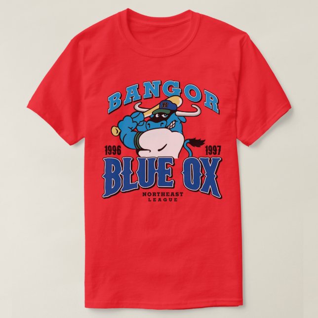 Camiseta Bangor Blue Ox (Frente do Design)
