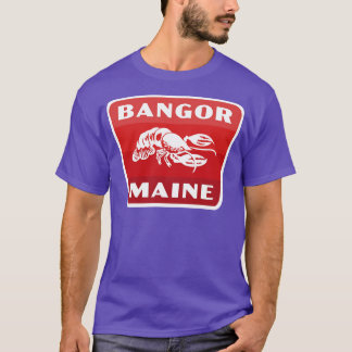 Camiseta Bangor Maine - Crachá Vermelho