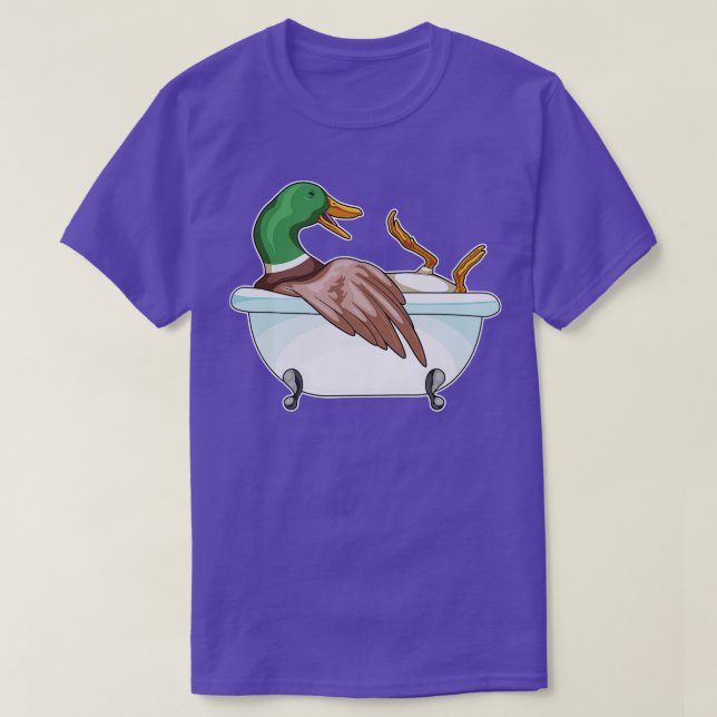 Camiseta Banheira de Banho de Pato (Frente do Design)