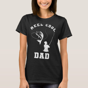 Camiseta Banheira de Pesca do Pai de Pai Legal da Vintage M