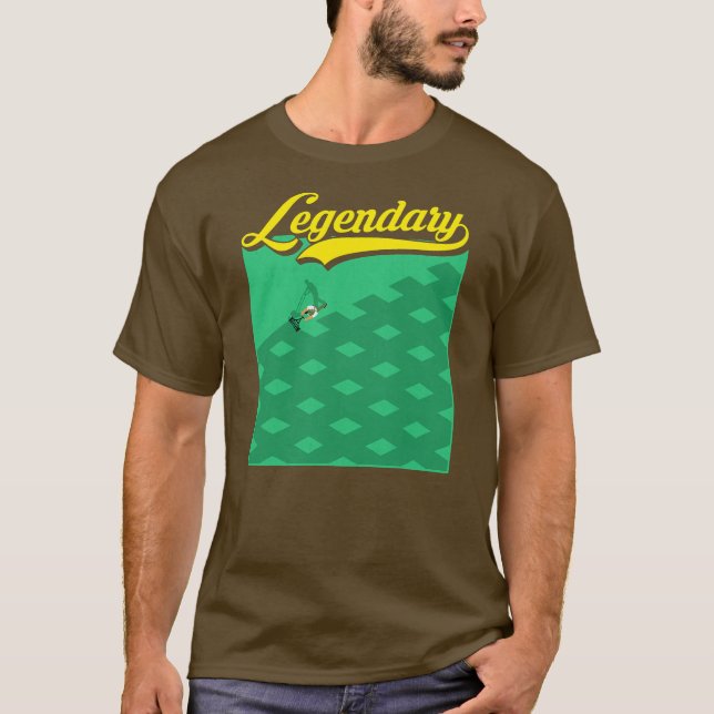 Camiseta Banheiras de grama Pai Engraçada Mova a grama (Frente)