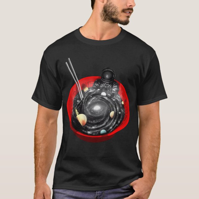 Camiseta Banho de Ramen Espacial (Frente)