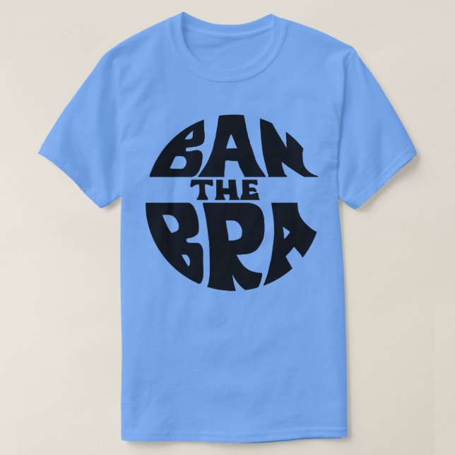 Camiseta Banir o protesto feminista bra empoderando mulhere (Frente do Design)