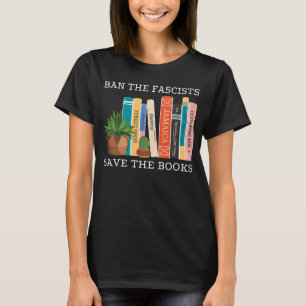 Camiseta Banir Os Fascistas Salvem O Nerd Do Verme Do Livro