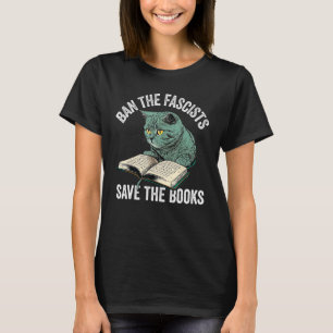 Camiseta Banir Os Fascistas Salvem O Verme Do Livro Nerd 1