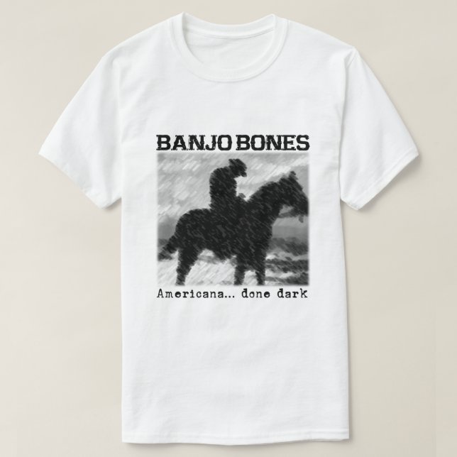 Camiseta Banjo Bones Americana Done Dark T-Shirt (Frente do Design)