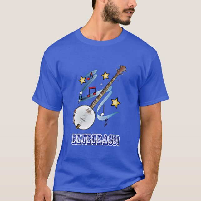 Camiseta Banjo do Bluegrass (Frente)