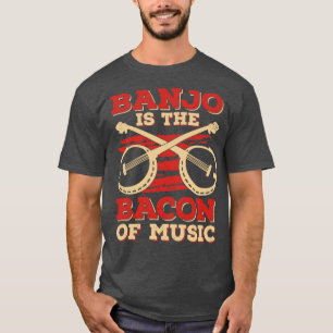 Camiseta Banjo É Bacon Da Música