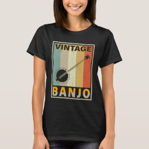 Camiseta Banjo Estilo Vintage