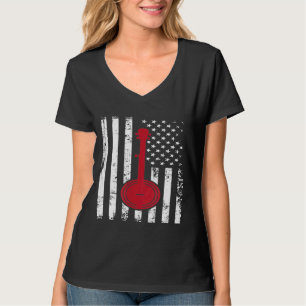 Camiseta Banjo Eusa Flag Vintage, com desagrado, na América
